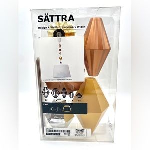 Ikea Sattra Accessory Hanging Lamp Cord 22217 5pc Set in package -Discontinued